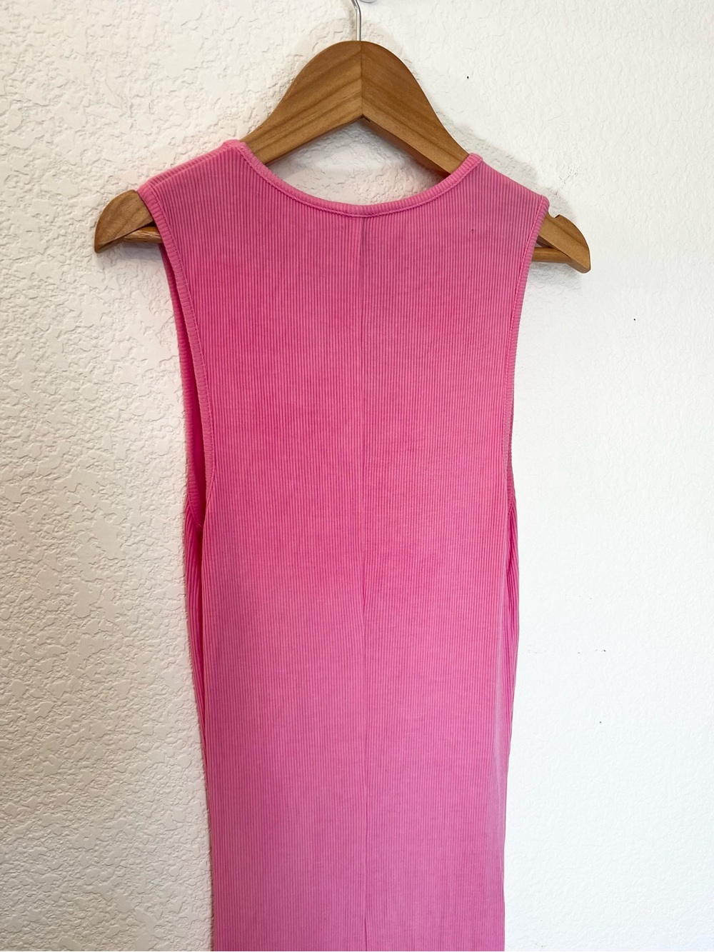 SKIMS Soft Lounge Ribbed Sleeveless Dress Cotton Candy Pink- Size Small - Picture 8 of 10